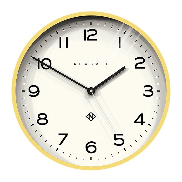 NEWGATE飾りつけ時辰儀 ニュー論理ゲート掛時計  Number Three Echo Wall Clock - Yellow NTEWC-YL ニュー論理ゲート飾りつけ時辰儀【貨物輸送無料】