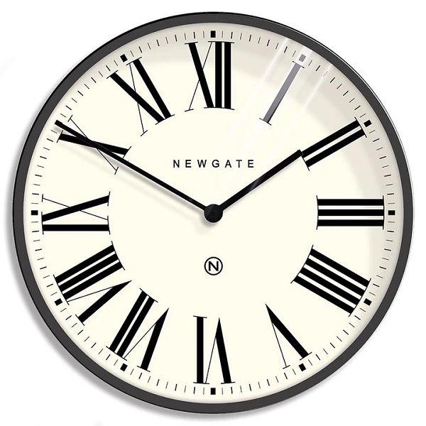 NEW GATE ニューゲート掛け時計 MUSIC HALL Extra Large Roman Numeral Wall Clock Grey  60cm NUMXMHALL285BGY ニューゲート時計 【再入荷！】