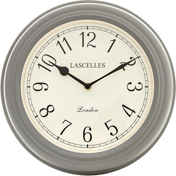ロジャーラッセル Roger Lascelles 掛け時計 Lascelles Classic Wall Clock GREY 32cm ロジャーラッセル時計 LC-LASC-GREY 壁掛け時計 ウォールクロック 時計 英国 レトロ|インテリア雑貨 セシセラ