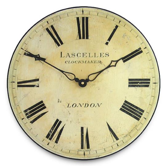 アンティーク調でお洒落！ロジャーラッセル掛け時計　RogerLascelles掛け時計 Antique Style Lascelles Wall Clock 壁掛け時計　ロジャーラッセル時計　PUB-LASC