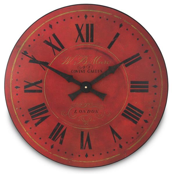 掛け時計　ロジャーラッセル RogerLascelles 掛け時計 Covent Garden Clock Design 　36cm　ロジャーラッセル時計　PUB-MOORE