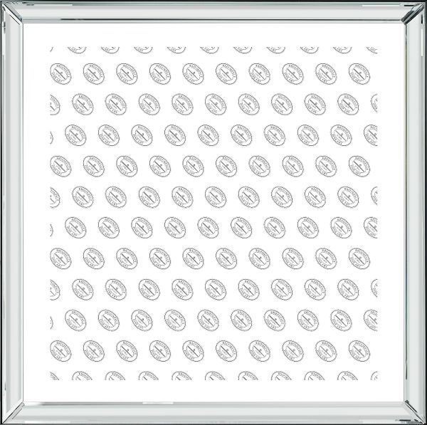 ミラーピクチャーフレーム　LARGE PHOTO FRAME　アートフレーム　フォトフレーム BVLF11　 額縁　68cm×68cm