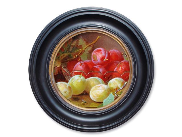 オレオグラフ　PORTHOLE 舷窓　RED PLUMS IN GLASS BOWL　PH2752
