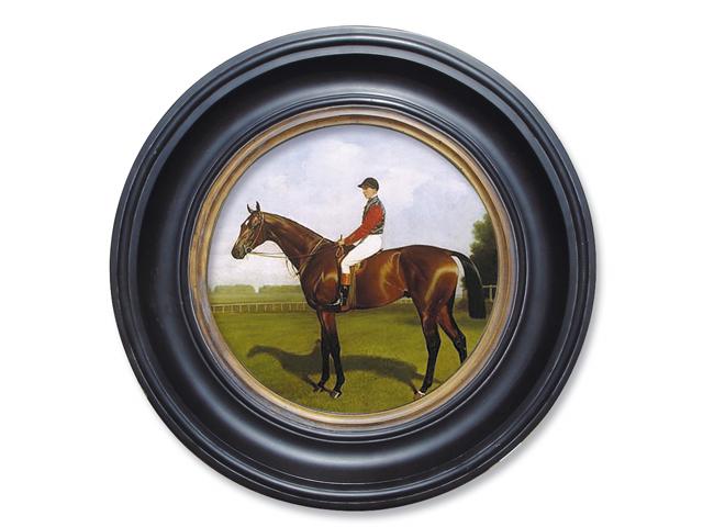 オレオグラフ　PORTHOLE 舷窓　RACEHORSE 'DIAMOND JUBILEE'　PH2823