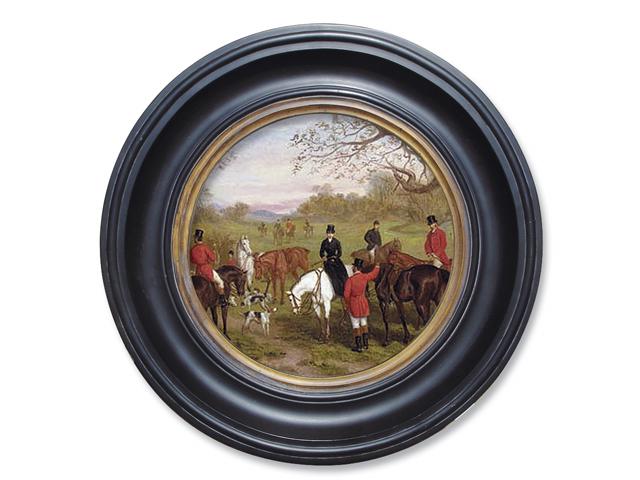 オレオグラフ　PORTHOLE 舷窓　HUNT SCENE　PH2894