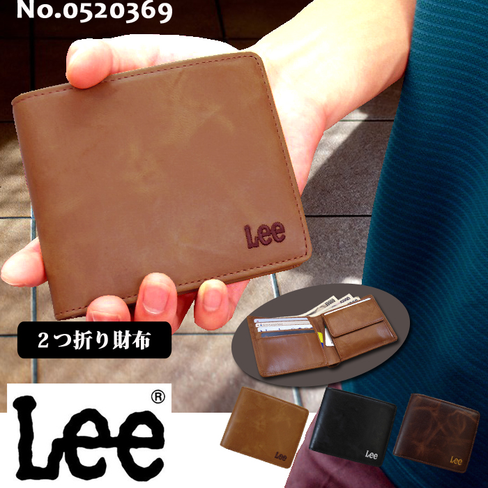 楽天市場】Lee 財布 リー 本革 二つ折り財布 メンズ ウォレット レザー 