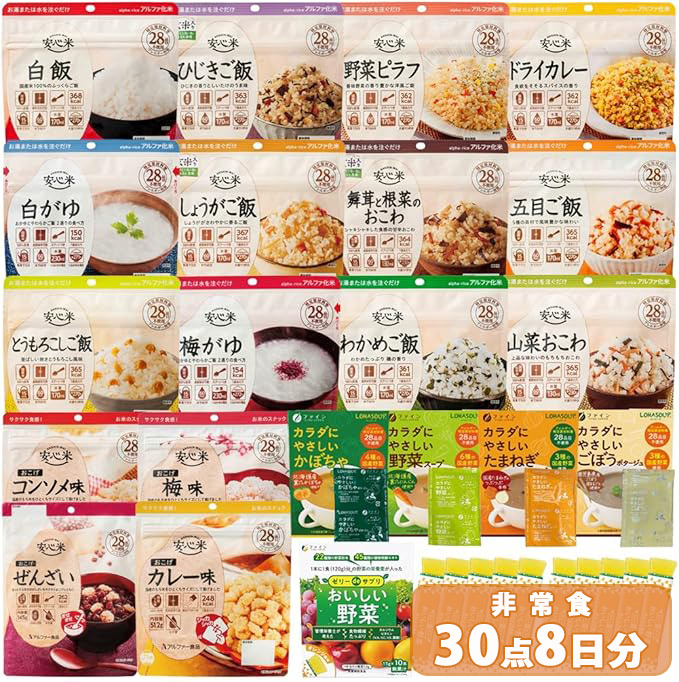 非常食 30点仕掛ける 8日分 21類概念 防災 仕掛ける 物打ちだけ ごはん 詰め替え用 積みたてる用 防災グッズ 保護すること食 不仕合わせ 衝撃 防災設備 駆け込み寺グッズ 駆け込み寺設備 難民キャンプ アウトドア ゼラチン FS探し回る
