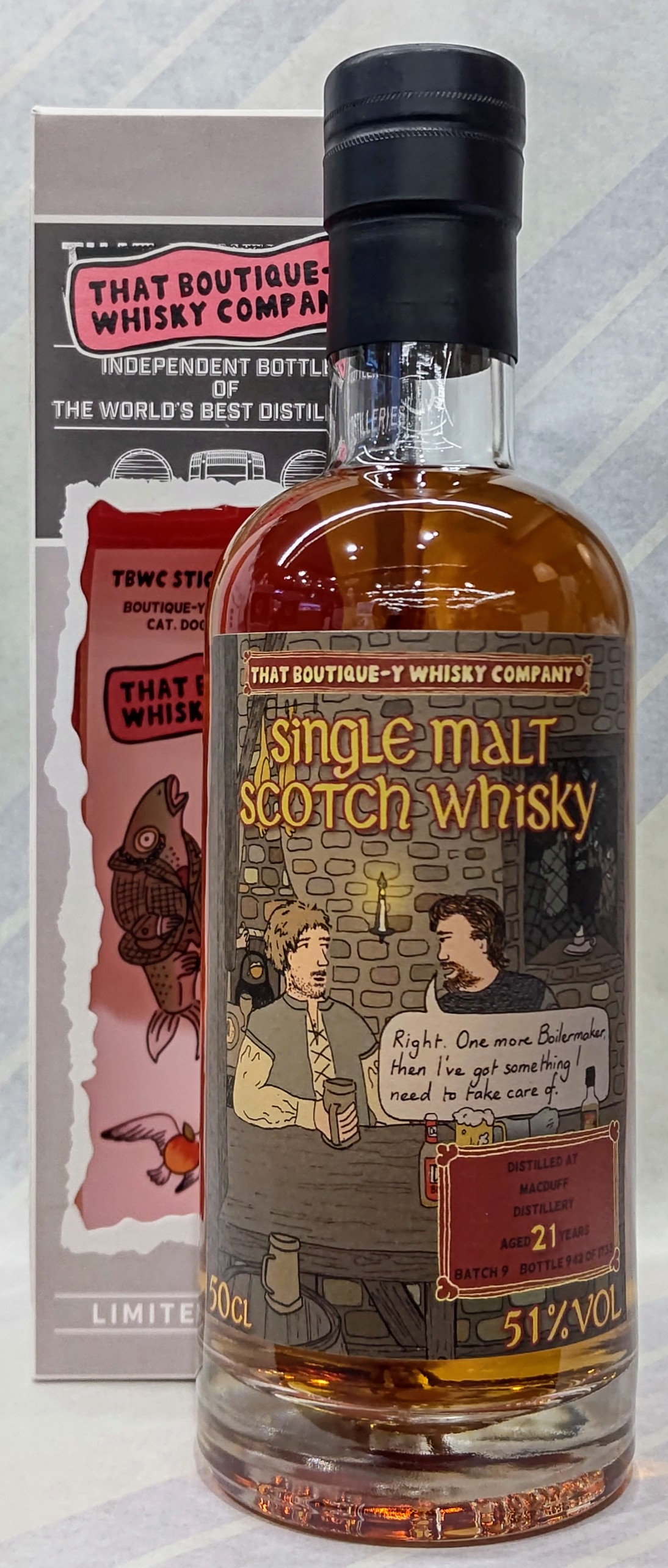 楽天市場】ブティックウイスキー マクダフ バッチ9 21年51度 500ml