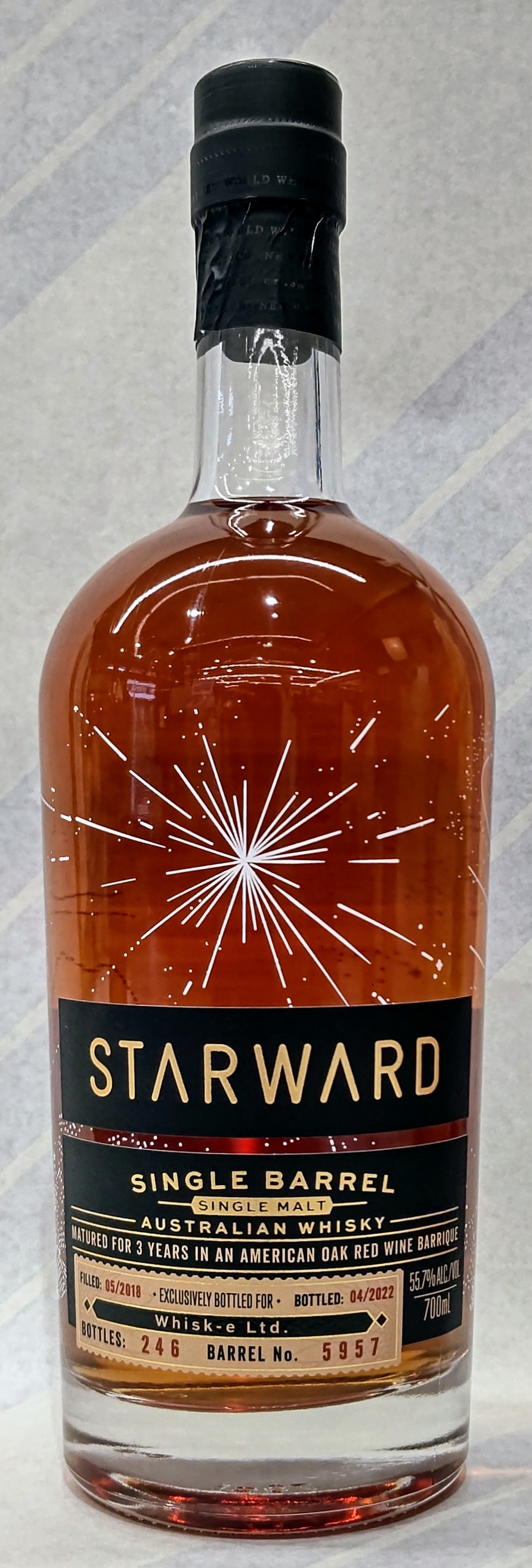 スターワード 2017　ヘビーチャード レッドワインカスク Whisky #042 スターワード 2017年 ヘビーチャード レッドワイン
