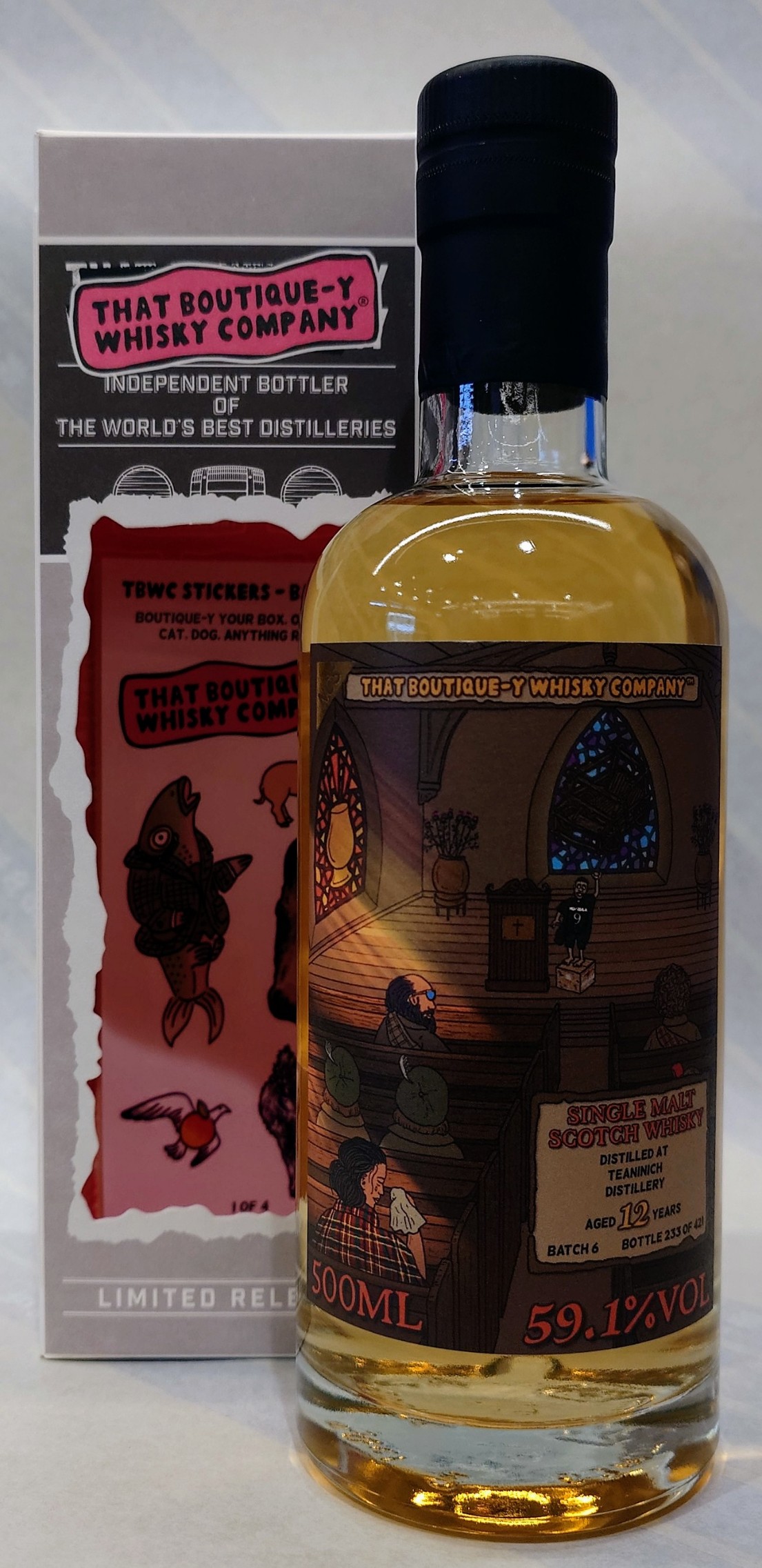ティーニニック 12年 バッチ6 1stフィルバーボンバレルフィニッシュ 59.1% 500ml【ブティックウイスキー】