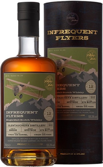 グレントファース 2012 12年 ヴァージンオークバレルフィニッシュ インフリークエント・フライヤー 56.3% 700ml【アリスター・ウォーカー】