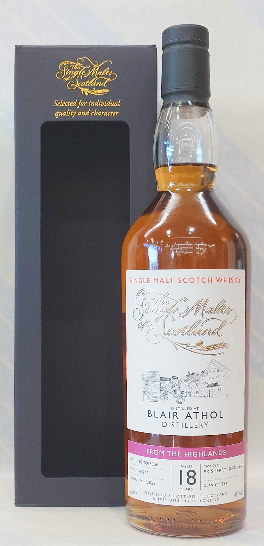 ブレアアソール 2006 18年 PXシェリーホグスヘッド ザ シングルモルツ オブ スコットランド 47.1% 700ml【エリクサー・ディスティラーズ】