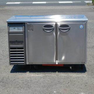 2018年製 フクシマ 冷蔵 コールドテーブル YRC-120RE2 W120 D60 H80cm 239L 75kg 100V 台下 冷蔵庫