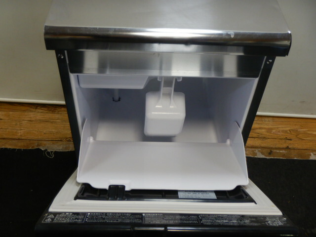 【中古】42014年製ホシザキIM-25M全自動製氷機キューブアイスW40D45H80cm100V34kg