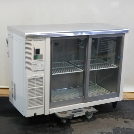 送料無料 冷蔵ショーケース 業務用 RTS-100STB2 スライド扉 テーブル型
