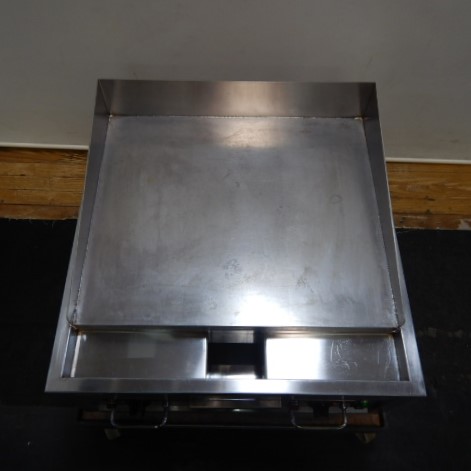 代引不可)2015年製 マルゼン 電気 鉄板W54D46cm 3相200V 重量70kg 厚