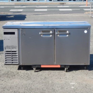 【中古】2022年製 フクシマ小峡谷花の冠 冷蔵 冷ややかさ速見表 LCC-150RE W150 D60 H80珊 327L 80kg 100V 台下 電気冷蔵庫