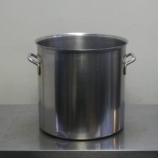 【中古】フランス製 SITRAMシットラム 18-10 ステンレス 寸胴鍋 両手鍋 34cm 三重底 ふた無 IH非対応 内寸φ34深34cm 30L 5.7kg 手37mm 11,154円
