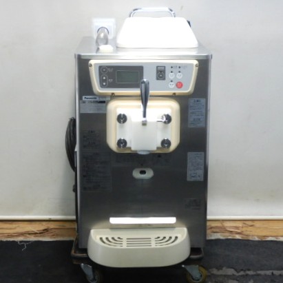 【中古】(代引不可)2013年製 パナソニック ソフトクリーム サーバー SSF-M161PN 3相200V 空冷 W465D730H830mm 97kg フリーザー メンテ済