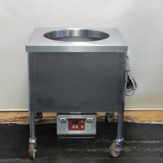 【中古】2017年製 ホシザキ SC-600-2 湯煎式 灯し火式 ウォーマーカート 30℃～ W600D600H725ｍm 単相200V 2kW ～42珊寸胴 空炊き押しとどめるとり備える パソコン