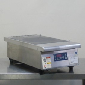 【中古】2011年製 ニチワ MIR-3TN6SP 業務用 1口 IH コンロ W30D55H20cm 3相200V 3kw 電磁 調理機 卓上 鍋~27cm フィルター欠品|良品厨房 シティオ豊橋