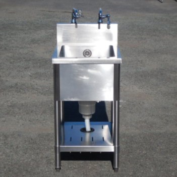 楽天市場】【中古】業務用 ステンレス 1槽 シンク W45 D60 H84cm 厨房