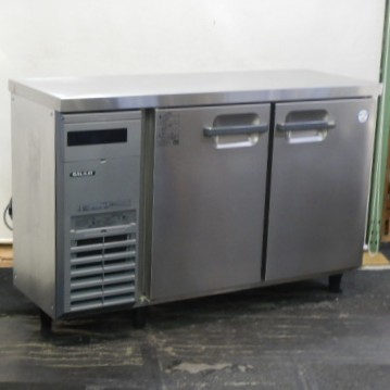 【中古】(代引不可)2022年製 フクシマ小峡谷花の冠 冷蔵 冷ややかさ早見表 LCU-120RM2 W120 D45 H80糎 169L 55kg 100V 台下電気冷蔵庫