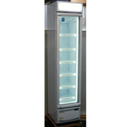 【中古】(代引不可)2021年製 JCM JCMCS-133H リーチはたご屋 タテ型 氷る 陳列棚 163L W406D583H1888粍 86kg