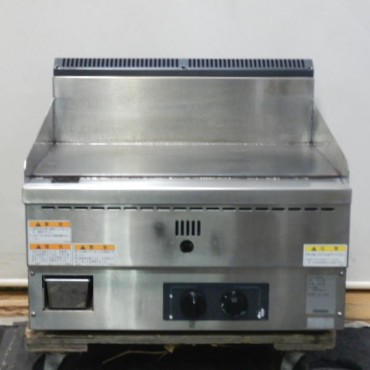 【中古】(代引不可)2020年製 タニコー LPガス グリドル TGG-60N 11.9kw W60D60H30(+20)cm 鉄板W595D410厚24mm 100kg 油受け代用品 鉄板焼