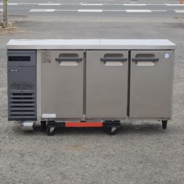 【中古】(代引不可)2022年製 フクシマ小峡谷花の冠 冷蔵 冷ややかさ速見表 LCU-150RM-EF W150D45H80珊 231L 65kg 100V 台下電気冷蔵庫