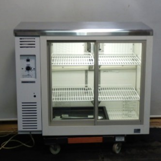 【中古】2022年製 パナソニック コールドテーブル 型 冷蔵ショーケース SMR-V941C W90D45H80cm 150L 55kg LED照明付