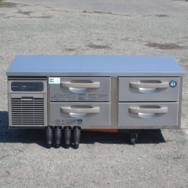 【中古】(代引不可)2019年製 ホシザキ 封鎖 低 ドロワー 冷ややかさ一覧表 FTL-120DNCG W120D60H58糎 68L 100V 88kg 抽き出し 2/3泊まり食麺麭