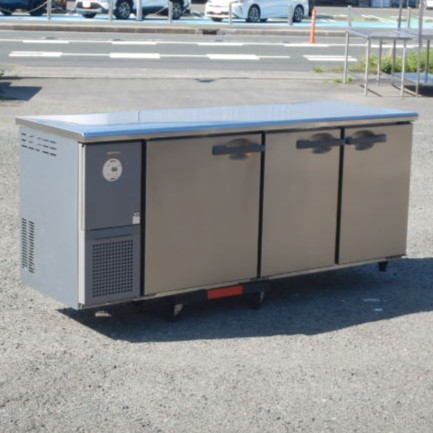【中古】(代引不可)2019年製 ダイワ 冷蔵 冷ややかさ早見表 6161CD-EC W180D60H80糎 426L 91kg 100V 台下 電気冷蔵庫 LED 大和冷機