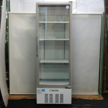 【中古】(代引不可)2015年製 フクシマ MMC-20GWSR2 リーチはたご屋 冷蔵 陳列棚 W600D595H1810粍 270L 棚3段 掛け目100kg