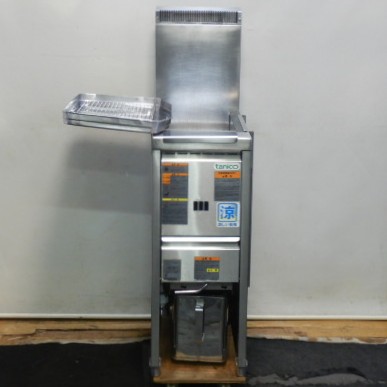 【中古】2012年製 タニコー LP ガス 1槽 フライヤー NB-TGFL-C30 9L W30D60H80(+36)cm プロパン 槽W23D44cm 9.5mmホース接続｜良品厨房　シティオ豊橋