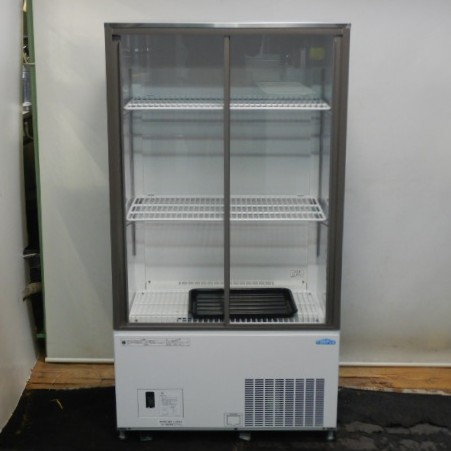 【中古】(代引不可)2024年製 テンポス TBCR-845LX 冷蔵陳列棚 W75D45H141珊 205L 65kg 100V 中瓶129本 小峡谷花の冠 OEM CRU-080GLWSRX