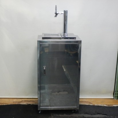 【中古】(代引不可)2016年製 ニットク 氷冷式 1口 ビールサーバー ワゴン ヘッド 減圧弁 付 W540D375H1040(+380)mm 催事 イベント｜良品厨房　シティオ豊橋
