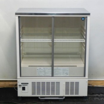 【中古】2017年製 ホシザキ SSB-85CL2 冷蔵陳列棚 W850D550H1080粍 172L 51kg 100V 棚1段 中壜134本