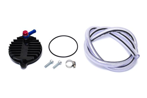 クリッピングポイント製L.ビッグフィンシリンダーヘッドサイドカバー(ブラック)適合：CT125 ハンターカブ(JA65-1200001～)｜クリッピングポイント 店