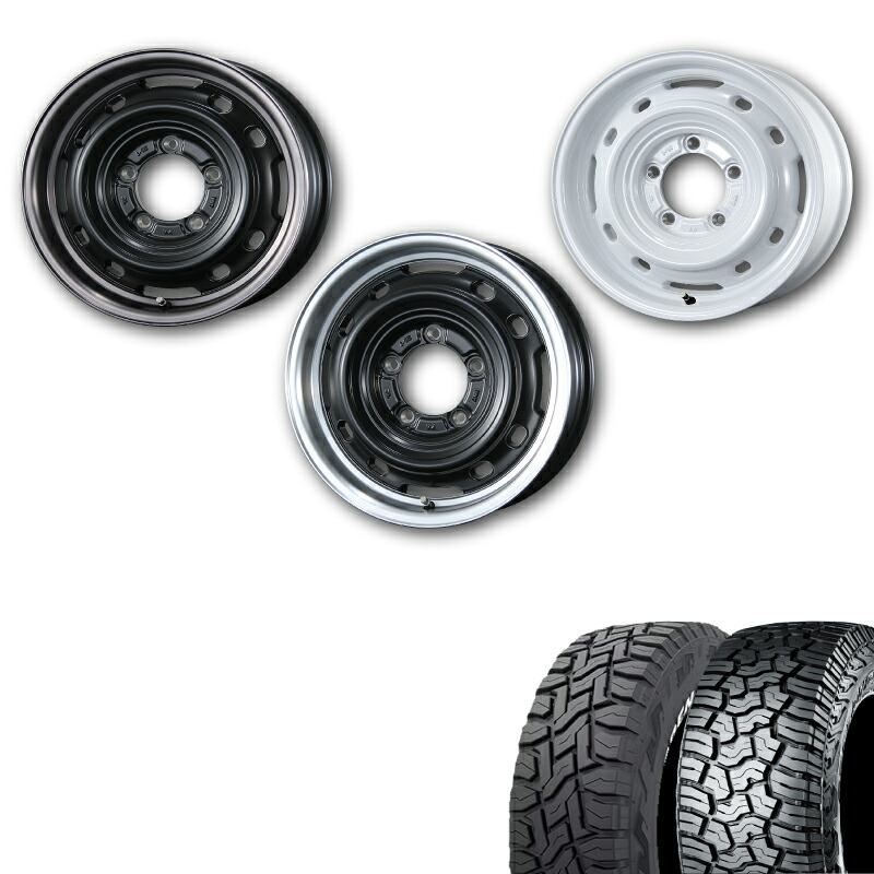 185/85R16 選べるタイヤセット / UNIONRIM TX 16&times;5.5J +20 139.7 5H 1本価格 ジムニー シーエルリンク｜シーエルリンク