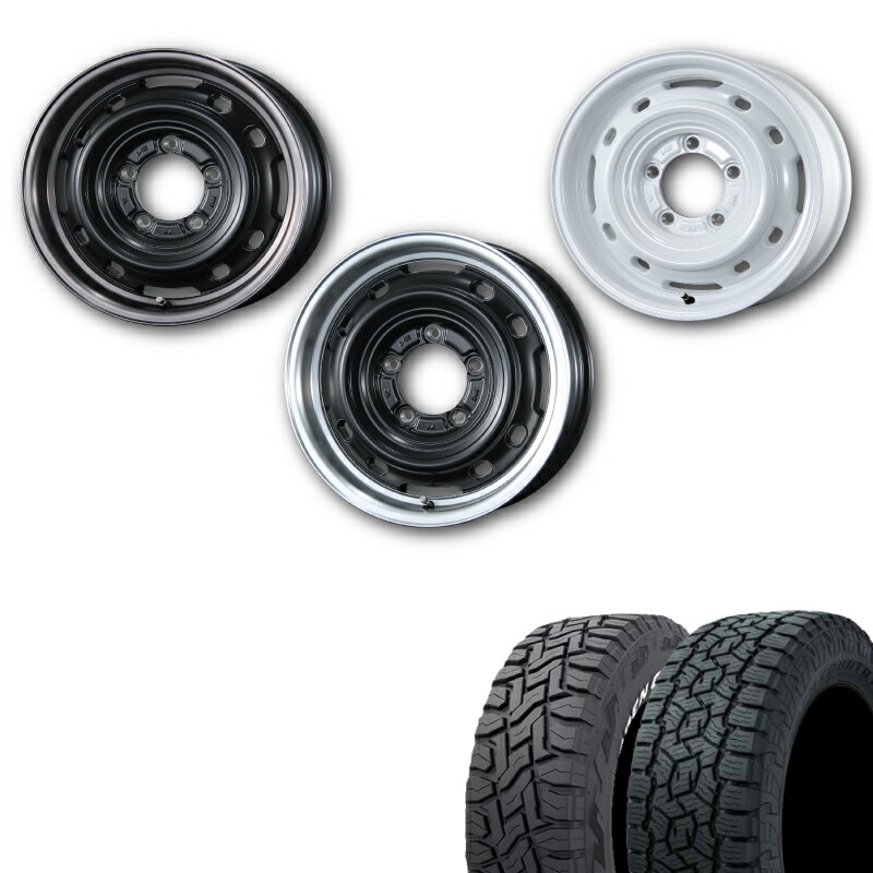 225/70R16 選べるタイヤセット / UNIONRIM TX 16×5.5J +20 139.7 5H 1本価格 ジムニー シーエルリンク|シーエルリンク