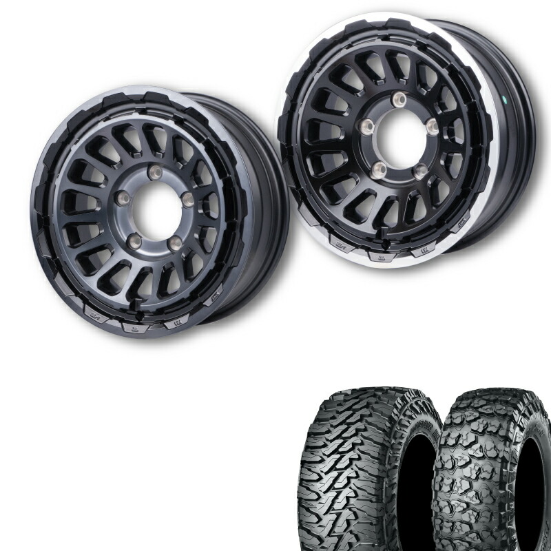 7.00R16 選べるタイヤセット / UNIONRIM HR 16&times;5.5J +20 139.7 5H 1本価格 ジムニー シーエルリンク｜シーエルリンク