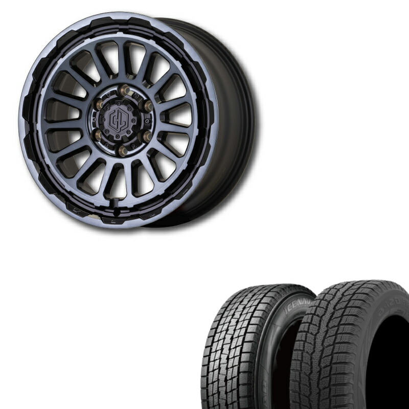 265/65R18 選べるスタッドレスセット UNIONRIM HR 18インチ 7.5J +55 139.7 6H MB/MSC ランクル250 ランクル300 4本価格|シーエルリンク
