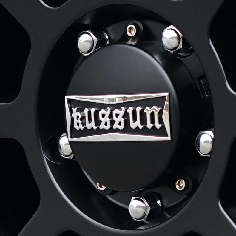 楽天市場 Kussun Wheels Daytona アルミホイール センターキャップ Kw01 01 マットブラック スパッタリングメッキ シーエルリンク