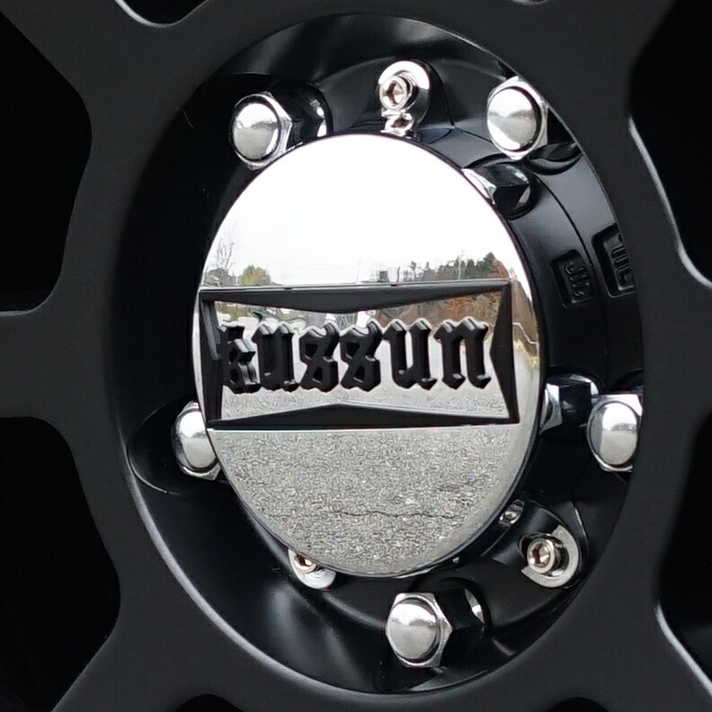 楽天市場 Kussun Wheels Daytona アルミホイール センターキャップ Kw01 01 マットブラック スパッタリングメッキ シーエルリンク