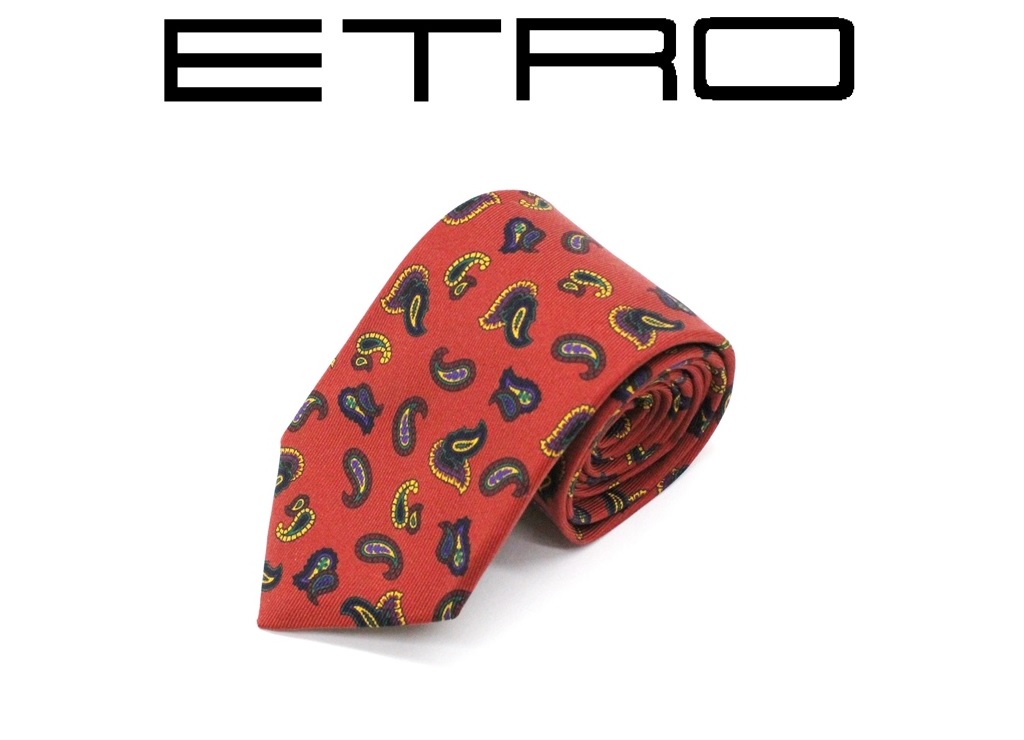 楽天市場】ネクタイ ブランド エトロ ネクタイ ETRO ネイビー