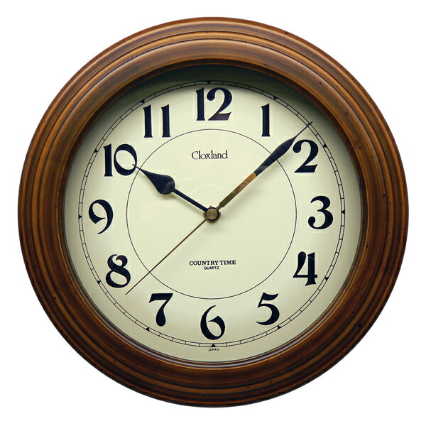 りりふら　アンティーク 希少 丸型 時計 電池式 スイープクオーツ改造 ql693-13.jpg