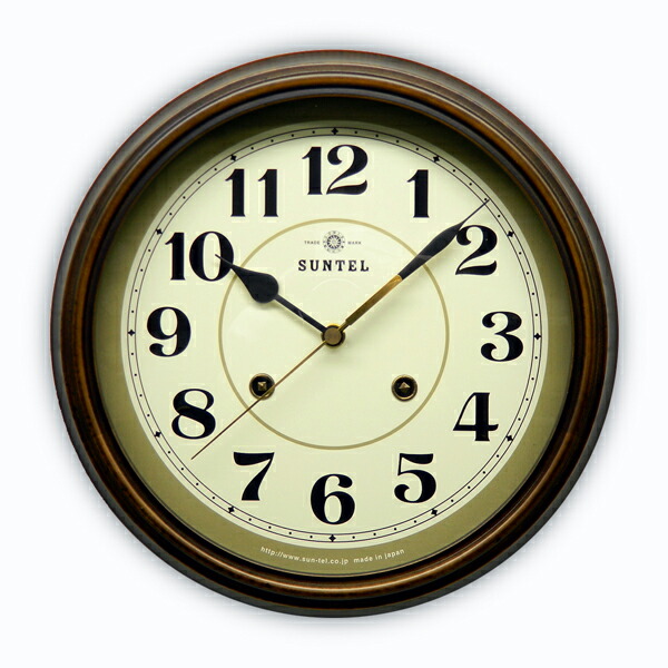 りりふら　アンティーク 希少 丸型 時計 電池式 スイープクオーツ改造 ql693-13.jpg