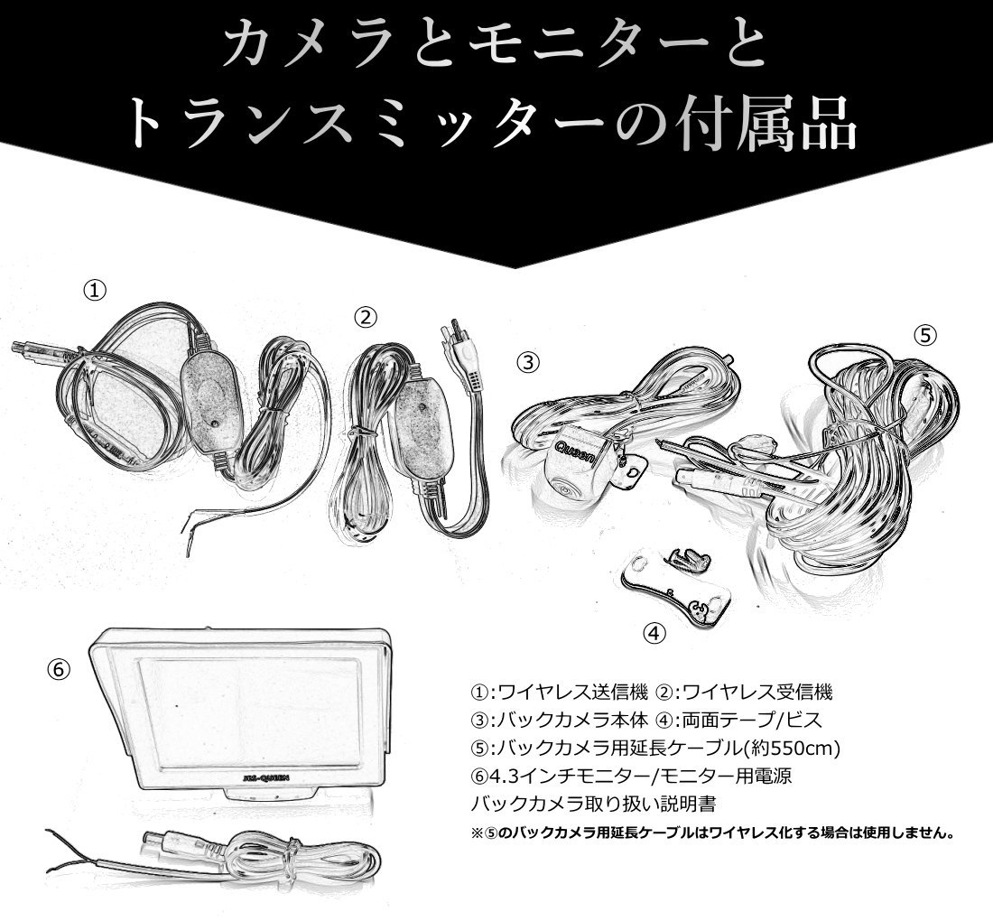 新作 バックカメラ モニター セット モニターセット ワイヤレス 24v 汎用 後付け 車 超小型 完全無線 100万画素 超広角 フロントカメラ  正像鏡像 高画質 カメラ バックカメラセット Queen製 www.maoz.com.ar