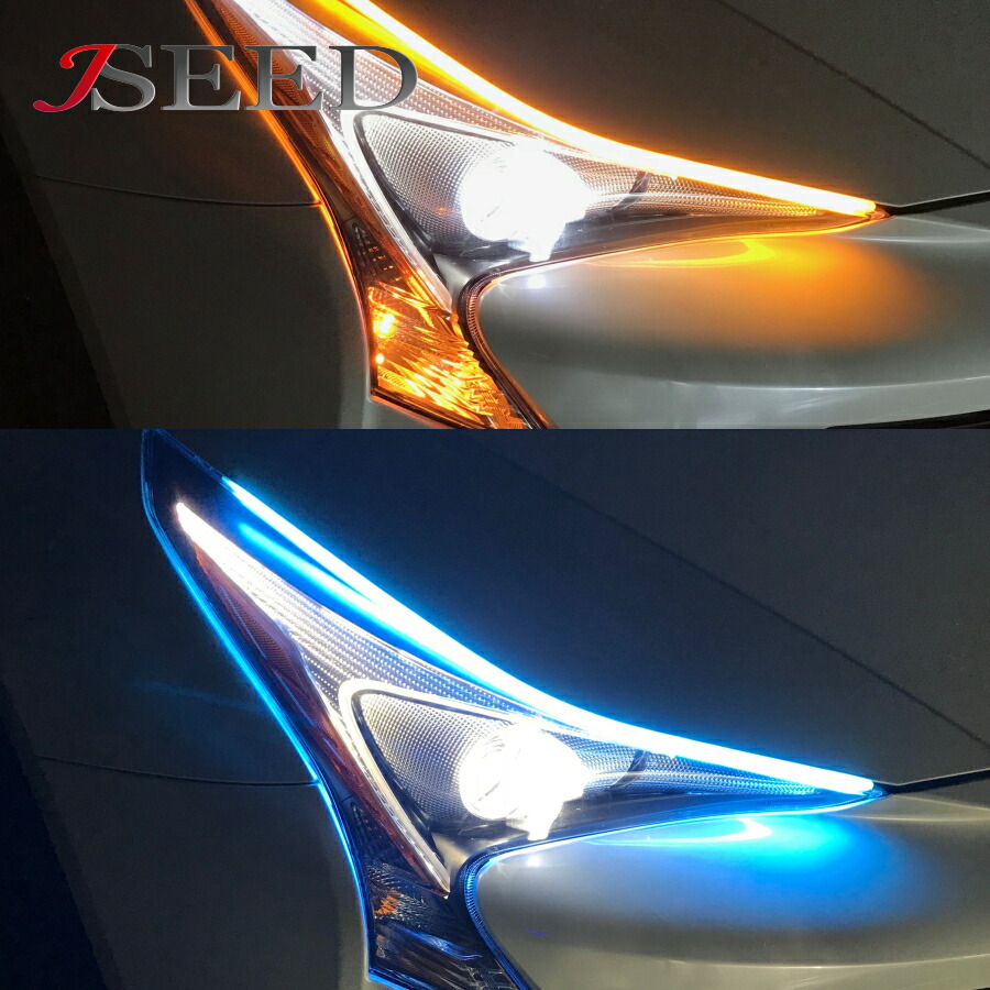 楽天市場 シーケンシャルウインカー 流れるウインカー シーケンシャル Led Ledテープ 驚愕の薄さ3mm カット可能 アクアブルー ホワイト シリコンチューブ ウィンカー テープ テープ 流れる ライト シリコン ランプ 60 Cm 配線 Jesbasaro